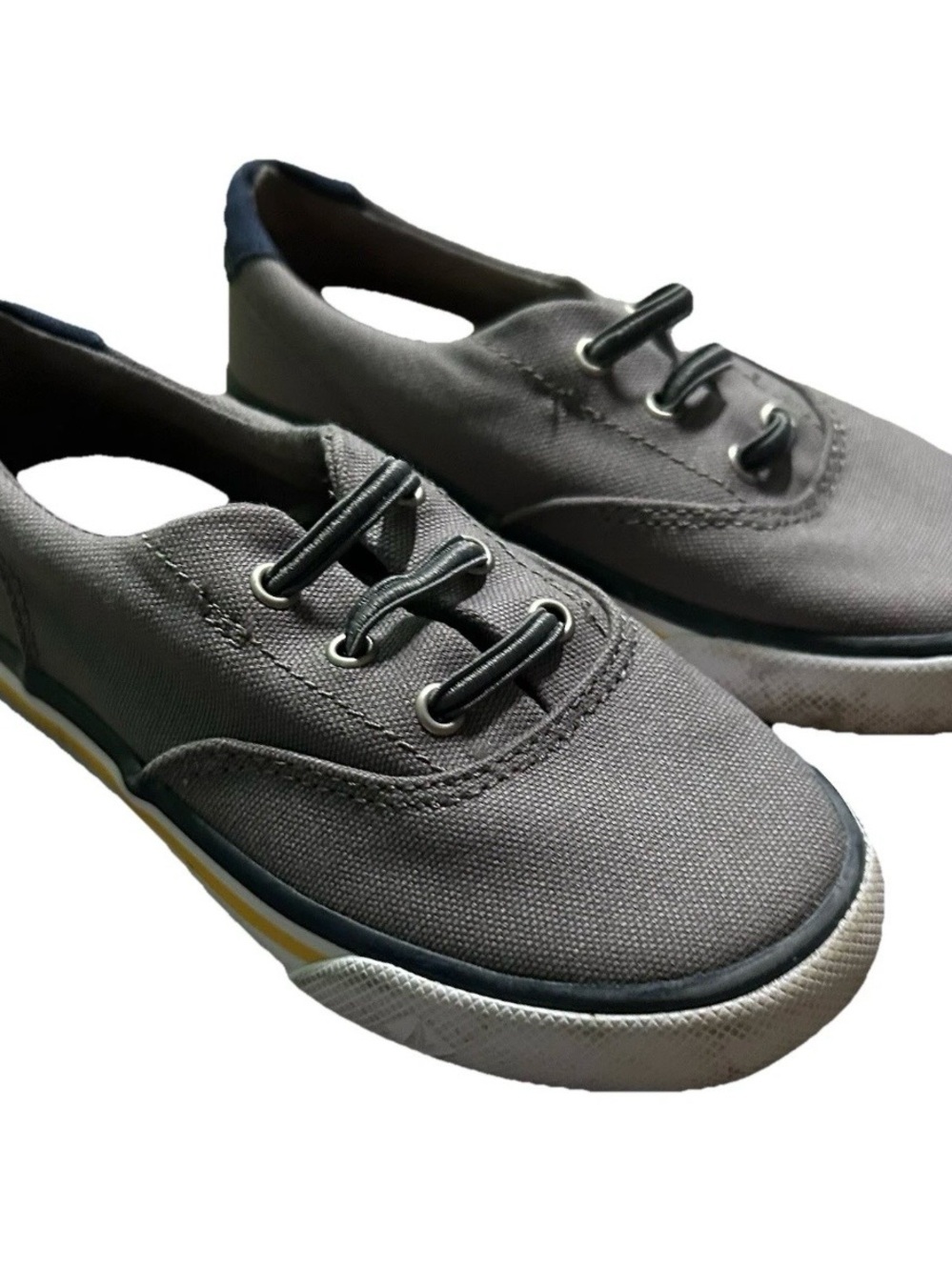 Toddler Boy Sperry Grey Grey Canvas Sneakers Size 10.5